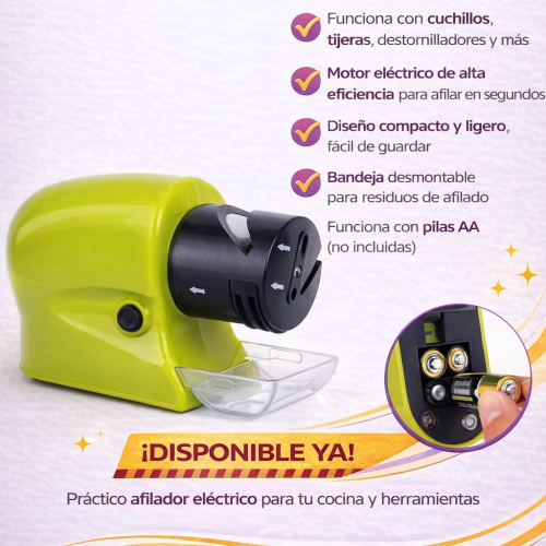 MÁQUINA AFILADORA DE CUCHILLOS ELÉCTRICA