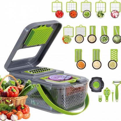 CORTADOR DE VEGETALES MULTIFUNCIONAL 22 PIEZAS 45196 (18/ 24 UND X CAJA)