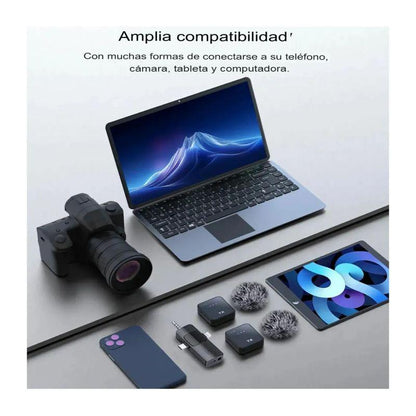 MICROFONO INALAMBRICO WIRELESS F-11 3 EN 1