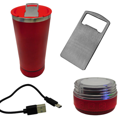 VASO 2 EN 1 CON BOCINA BLUETOOTH